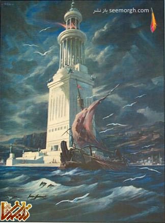 Lighthouse of Alexandria2 10 شاهکار از عجایب معماری جهان | تاریخ ما Tarikhema.ir