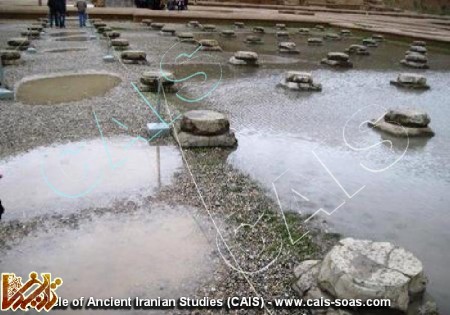 Persepolis Under Water6WM تخت جمشید در حال متلاشی شدن | تاریخ ما Tarikhema.ir