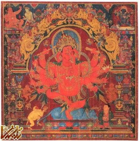 hindu india  TibetianGanpati خدایان و مقدسات مردم هند | تاریخ ما Tarikhema.ir