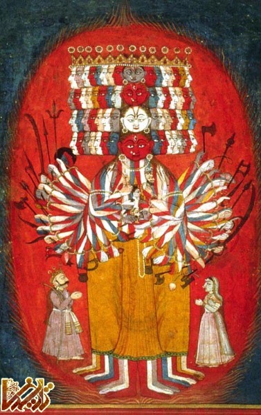 Vishnuvishvarupa خدایان و مقدسات مردم هند | تاریخ ما Tarikhema.ir