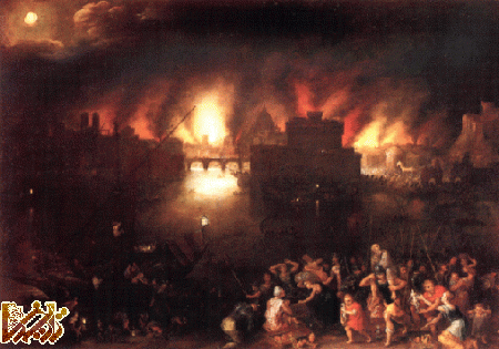 greece  brueghel burning داستان نبرد شهر تروا  | تاریخ ما Tarikhema.ir