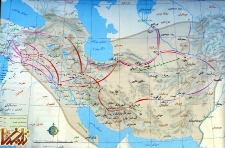 sasanians iran  map sasani ماهیت دولت ساسانی در منابع تاریخی | تاریخ ما Tarikhema.ir